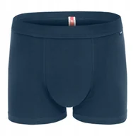 Majtki męskie - Bokserki męskie bawełniane wygodne ROCKY niebieskie XL Pako Jeans - miniaturka - grafika 1