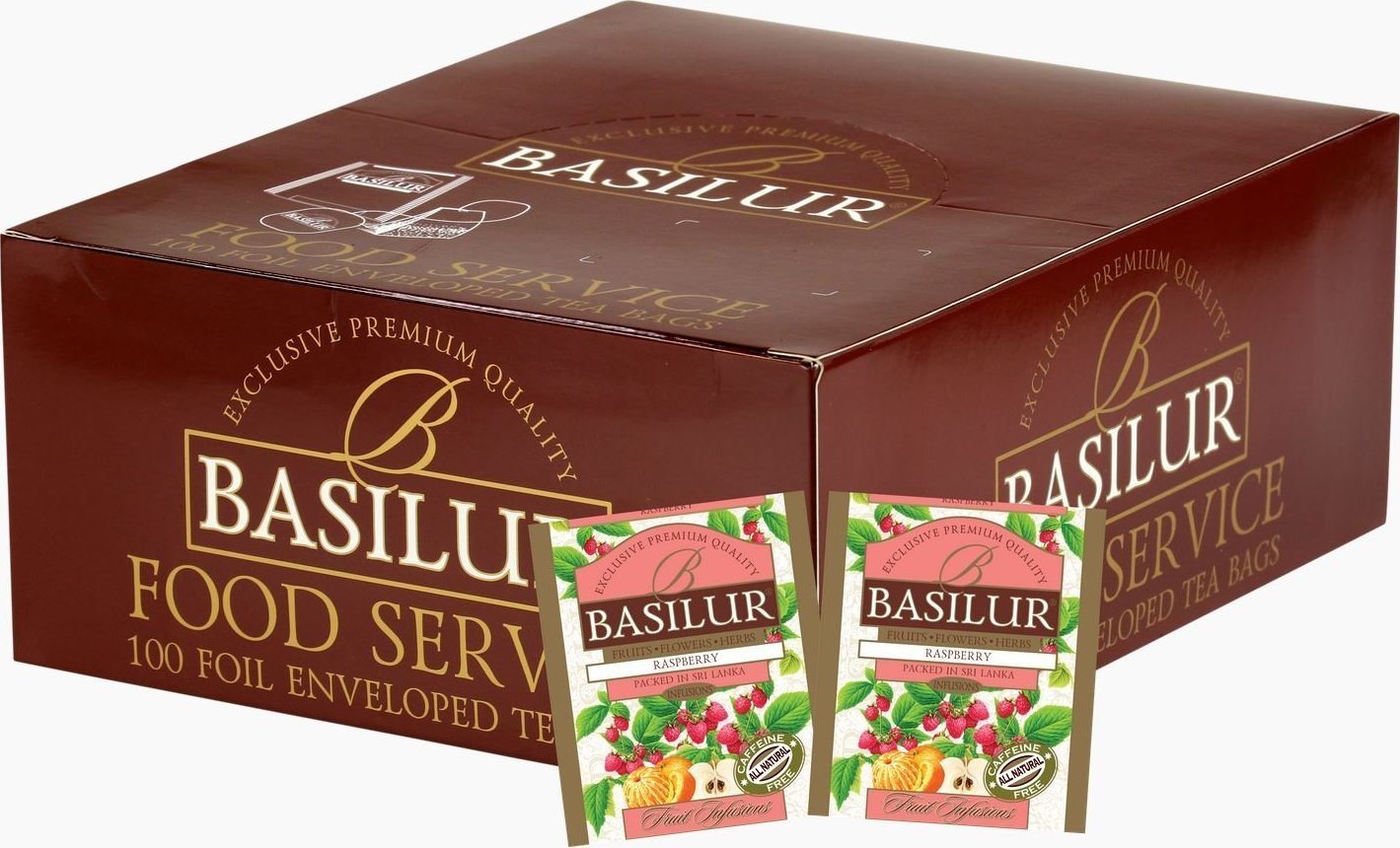 Basilur Basilur RASPBERRY herbata owocowa HoReCa - 100szt.