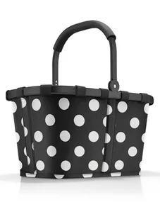Koszyk na zakupy plażę Reisenthel Carrybag - frame dots white - Torby i wózki na zakupy - miniaturka - grafika 1