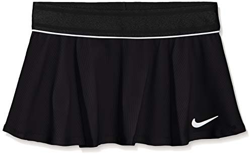NikeCourt Spódnica tenisowa dla starszych dzieci (dziewczęcy) czarny/biały XL