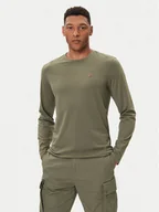Koszulki męskie - Napapijri Longsleeve Salis NP0A4HN7 Zielony Regular Fit - miniaturka - grafika 1