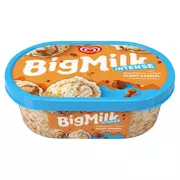 Lody i desery lodowe - Big Milk Intense Lody smak śmietankowy z sosem słony karmel i kawałkami karmelu 900 ml - miniaturka - grafika 1