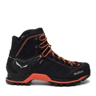 Buty trekkingowe męskie - Trekkingi Salewa Mtn Trainer Mid Gtx GORE-TEX 63458-0985 Czarny - miniaturka - grafika 1