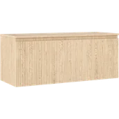 Szafki łazienkowe - Mexen Rivel szafka łazienkowa podumywalkowa 120 cm z blatem, 1 szuflada, ryflowana , dąb - 91A20-12047-1-BFC81 - miniaturka - grafika 1