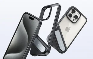 Etui ze stojakiem UGREEN LP737 iPhone 15 (Czarny) - Etui i futerały do telefonów - miniaturka - grafika 7