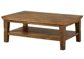 Ławy i stoliki kawowe - Ława Rodez #123 Drewniana Mango Lakierowana Stolik Kawowy 120X75X45 Cm B 7661 - miniaturka - grafika 1