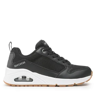 Sneakersy Skechers Uno Inside Matters 155005/BKW Czarny - Sneakersy damskie - miniaturka - grafika 1