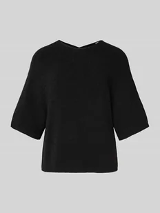 Sweter z dzianiny z rękawem o dł. 3/4 model ‘CODY’ - Swetry damskie Sweter z dzianiny z rękawem o dł. 3/4 model ‘CODY’ - Swetry damskie - miniaturka - grafika 1