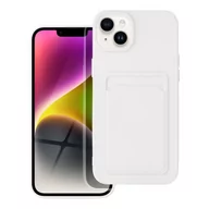 Etui i futerały do telefonów - OEM Futerał Card Case Do Iphone 14 Plus Biały - miniaturka - grafika 1