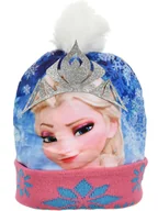 Czapki damskie - Disney Frozen Czapka "Kraina Lodu" w kolorze niebiesko-jasnoróżowym - miniaturka - grafika 1