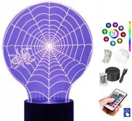 Lampy pozostałe - Lampka Na Biurko Pająk Pajęczyna 16 Led Plexido - miniaturka - grafika 1