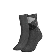 Skarpetki damskie - Tommy Hilfiger Skarpety (zestaw 2 sztuk) Damskie, Szary (Middle Grey Melange 758), 35-38 EU - miniaturka - grafika 1