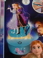 Prace ręczne dla dzieci - Zrób to sam: lampka diamentowa DIY DIAMOND PAINTING-FROZEN - miniaturka - grafika 1