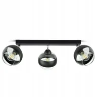 Lampy sufitowe - Lampa Wisząca Sufitowa Żyrandol Czarna Szklane Kule Black Belt BG3 Led E27 - miniaturka - grafika 1