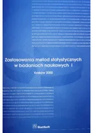 Matematyka - Zastosowanie metod statycznych w badaniach naukowych Tom I - miniaturka - grafika 1
