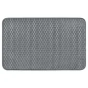 Dywaniki łazienkowe - Dywanik łazienkowy Bologna 50 x 80 cm szary - miniaturka - grafika 1