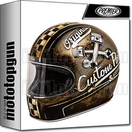 Kaski motocyklowe - Premier Kask Trophy Op 9 Bm Złoty/Ochra,Xs - miniaturka - grafika 1