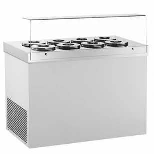 Dystrybutor do lodów BOLARUS KRAKUS 1210x750x1210 | 8 okrągłych pojemników - Inne urządzenia gastronomiczne - miniaturka - grafika 1
