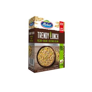 Melvit TRENDY LUNCH MIESZANKA PĘCZAK, BULGUR, SOCZEWICA 4X100G 14213235 - Kasza - miniaturka - grafika 1