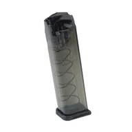 Osprzęt do wiatrówek - ETS - Magazynek polimerowy do Glock 17 / 19 / 26 / 34 - 9x19 mm - 22 naboje -  Carbon Smoke Series - SMK-GLK-9-22 - miniaturka - grafika 1