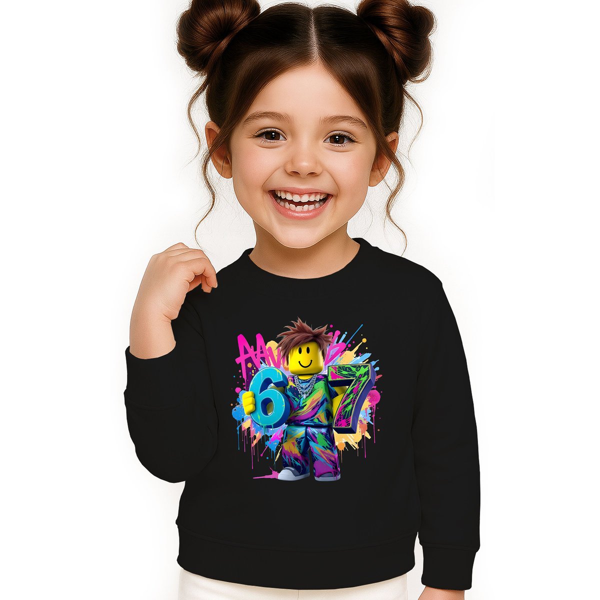 BLUZA DZIECIĘCA 67 SIX SEVEN VIRAL ROBLOX 146-152 DLA CHŁOPCA DZIEWCZYNKI