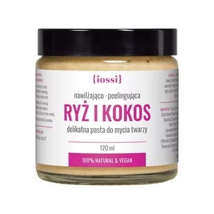 Iossi Ryż i Kokos peelingująca pasta do mycia twarzy 120ml - Kremy do twarzy - miniaturka - grafika 1
