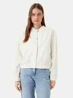 Kurtki damskie - Pieces Kurtka bomber Annie 17150150 Biały Regular Fit - miniaturka - grafika 1