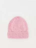 Czapki dla dzieci - Reserved - Dzianinowa czapka - różowy - miniaturka - grafika 1