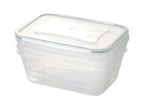 Tescoma Pojemnik FRESHBOX 3 szt 1l prostokątny - Pojemniki kuchenne - miniaturka - grafika 1
