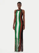 Sukienki - Silvian Heach Sukienka dzianinowa GPP25026VE Zielony Regular Fit - miniaturka - grafika 1