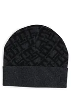 Czapki męskie - Tommy Hilfiger - Czapka męska z dodatkiem kaszmiru, szary - miniaturka - grafika 1