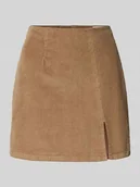 Spódnice - Spódnica mini o rozkloszowanym kroju z mieszanki bawełny model ‘LULA’ - miniaturka - grafika 1