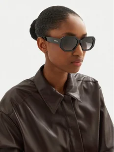 Furla Okulary przeciwsłoneczne Sunglasses WD00119-A.0116-O600-4-401-20-BD-D Czarny - Okulary przeciwsłoneczne - miniaturka - grafika 1
