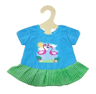 Heless heless 1810  Fair Trade sukienka Flamingo, rozmiar 28  35 cm - Sukienki i spódniczki dla dziewczynek - miniaturka - grafika 1