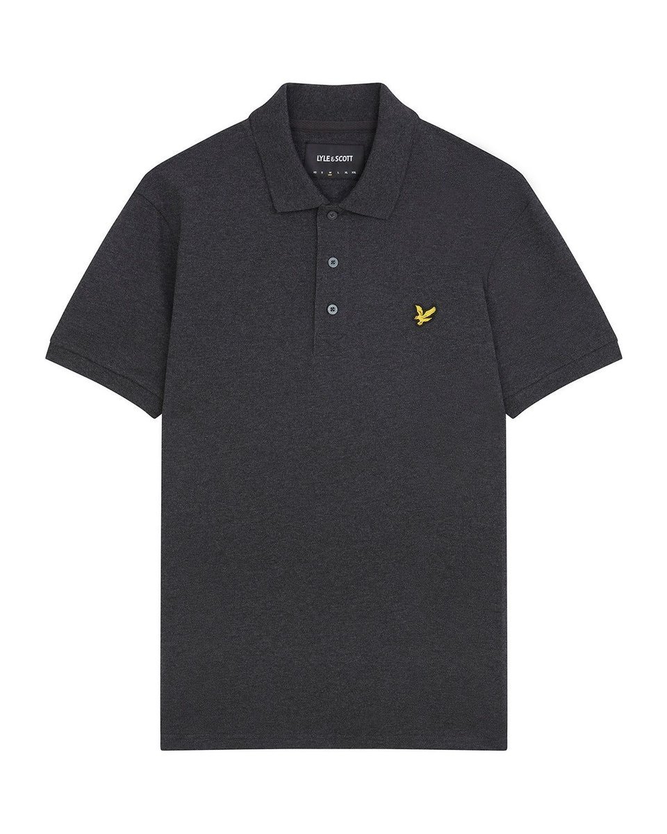 polo uomo lyle and scott 1874 sp400vog polo 398 charcoal marl