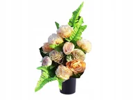 Sztuczne kwiaty - BUKIET NA GRÓB DLA UKOCHANEJ OSOBY NA ŚWIĘTA, KWIATY DO WAZONU - miniaturka - grafika 1