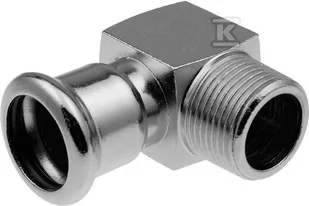 Kolano 90° krótkie GZ Steel - 22 R3/4" - Łączniki, trójniki, kształtki - miniaturka - grafika 1
