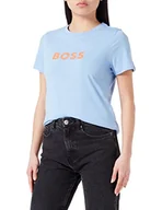 Koszulki i topy damskie - BOSS T-shirt damski, Open Blue472, XS - miniaturka - grafika 1