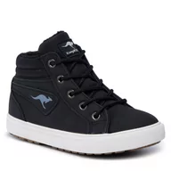Buty dla chłopców - Trzewiki KangaRoos KaVu I 18000-000-5012 Jet Black/White - miniaturka - grafika 1
