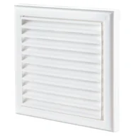 Kratki wentylacyjne - Vents Kratka wentylacyjna żaluzjowa 154 x 154 mm biała - miniaturka - grafika 1