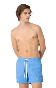 Champion Męskie Legacy Szorty plażowe AC Małe Logo Kąpielówki, Azurowe, XXL - Spodenki damskie - miniaturka - grafika 1