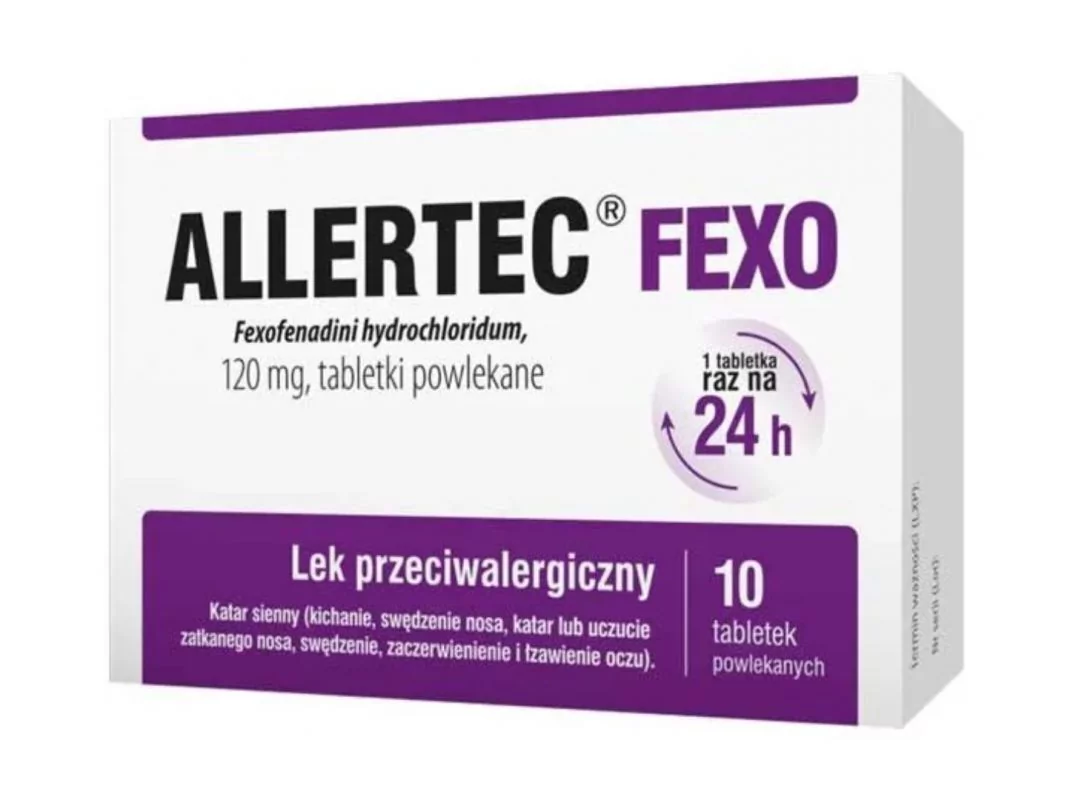 Polpharma Allertec Fexo 120 mg x 10 tabl powlekanych