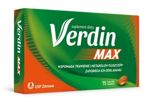 USP Zdrowie Verdin max x 15 kaps |  OD 199 PLN! - Układ pokarmowy - miniaturka - grafika 1