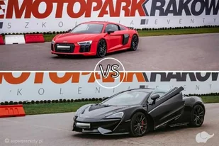 Moto park kraków Mclaren 570 S Coupe vs Audi R8 V10 po torze w Krakowie - Vouchery - miniaturka - grafika 1