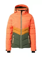 Kurtki damskie - Killtec Damska kurtka zimowa/kurtka puchowa z odpinanym kapturem i pasem śnieżnym KSW 1 WMN SKI QLTD JCKT, czarna, 36, 38599-000 - miniaturka - grafika 1