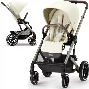 Cybex Balios S Lux 2.0 Seashell Beige (Stelaż Taupe) - Wózki dziecięce - miniaturka - grafika 1