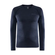 Koszulki sportowe męskie - Męska Bluzka termoaktywna CRAFT CORE DRY ACTIVE COMFORT LS M 1911157-396000 – Granatowy - miniaturka - grafika 1