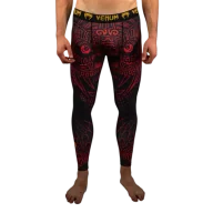 Kimona, stroje i obuwie - Venum Legginsy Spats Quetzal Fury Black/Fury Red - miniaturka - grafika 1