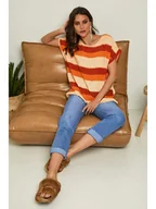 Koszulki i topy damskie - Joséfine Koszulka "Epicea" w kolorze pomarańczowym - miniaturka - grafika 1