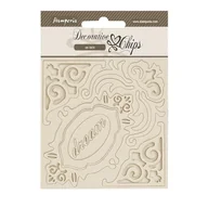 Akcesoria i części do ekspresów do kawy - Stamperia SCB244 dekoracyjne chipsy, brązowe, 14 x 14 x 0,1 cm - miniaturka - grafika 1